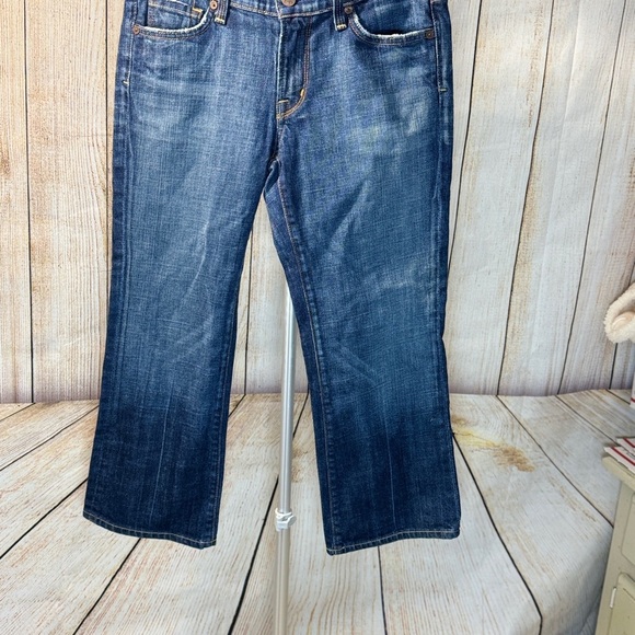 Citizens of Humanity Kelly #063 Stretch Low Waist Cropped Jeans Size 28 - Picture 3 of 13